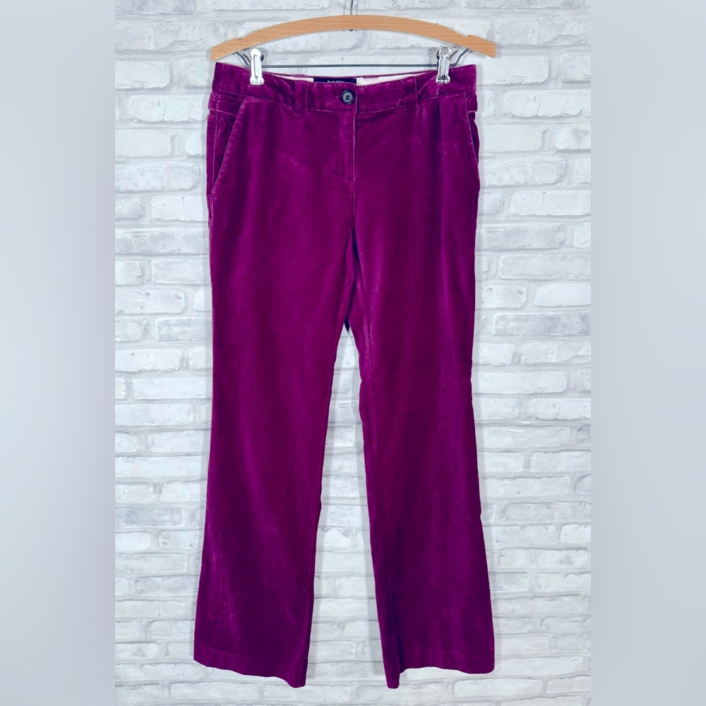 Body by Victoria Pink Purple Christie Fit Pants in Brushed Velour